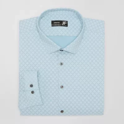 J. Ferrar Ultra Comfort Big & Tall Mens Regular Fit Long Sleeve Dress Shirt