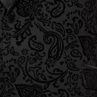 J. Ferrar Evening Edition Velour Mens Big and Tall Floral Sport Coat