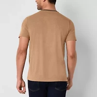 U.S. Polo Assn. Stretch Tipped Mens Crew Neck Short Sleeve Fabric T-Shirt