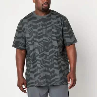 Xersion Big and Tall Mens Crew Neck Short Sleeve Regular Fit Graphic T-Shirt