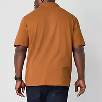 Shaquille O'Neal XLG Mens Short Sleeve Big and Tall Camp Shirt
