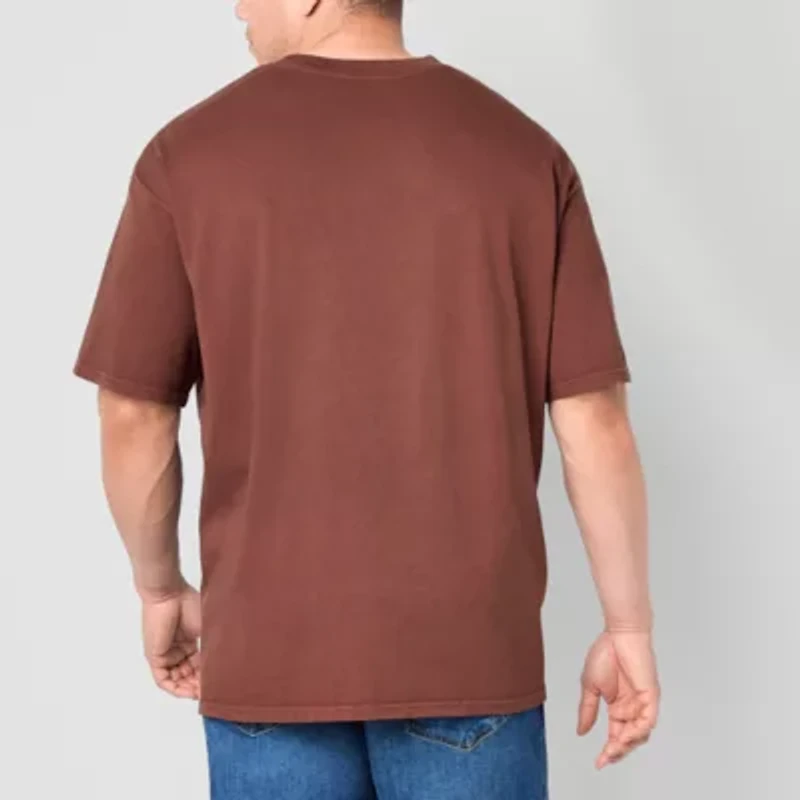 Arizona Mens Big and Tall Boxy Fit Graphic T-Shirt