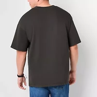 Arizona Big and Tall Mens Crew Neck Short Sleeve Regular Fit Graphic T-Shirt