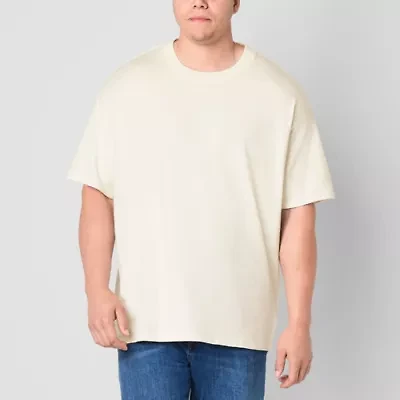 Arizona Mens Crew Neck Short Sleeve Big and Tall T-Shirt