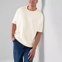 Arizona Mens Crew Neck Short Sleeve Big and Tall T-Shirt