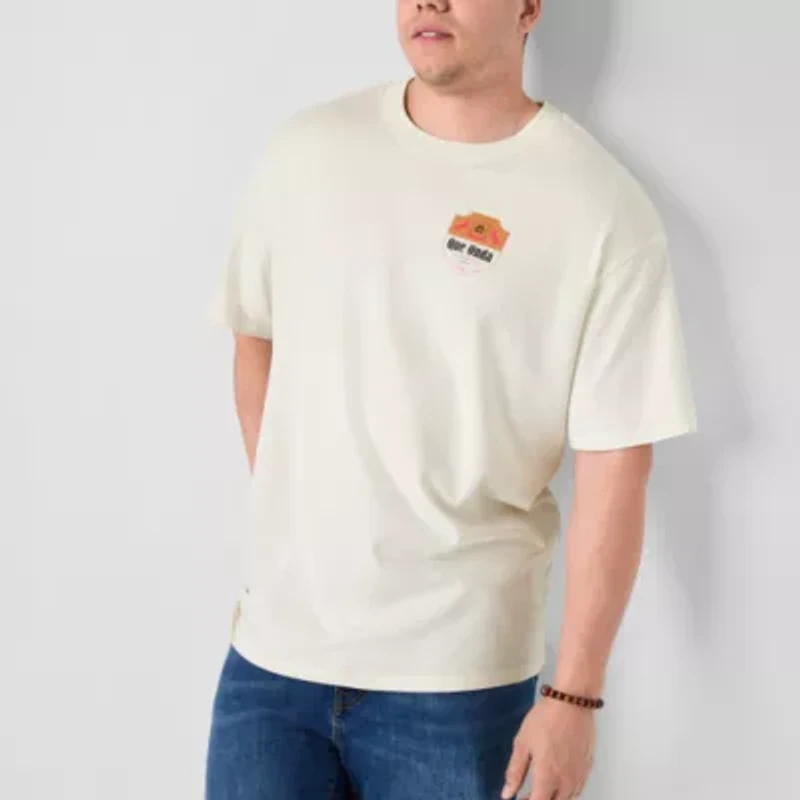 Arizona Mens Big and Tall Boxy Fit Graphic T-Shirt