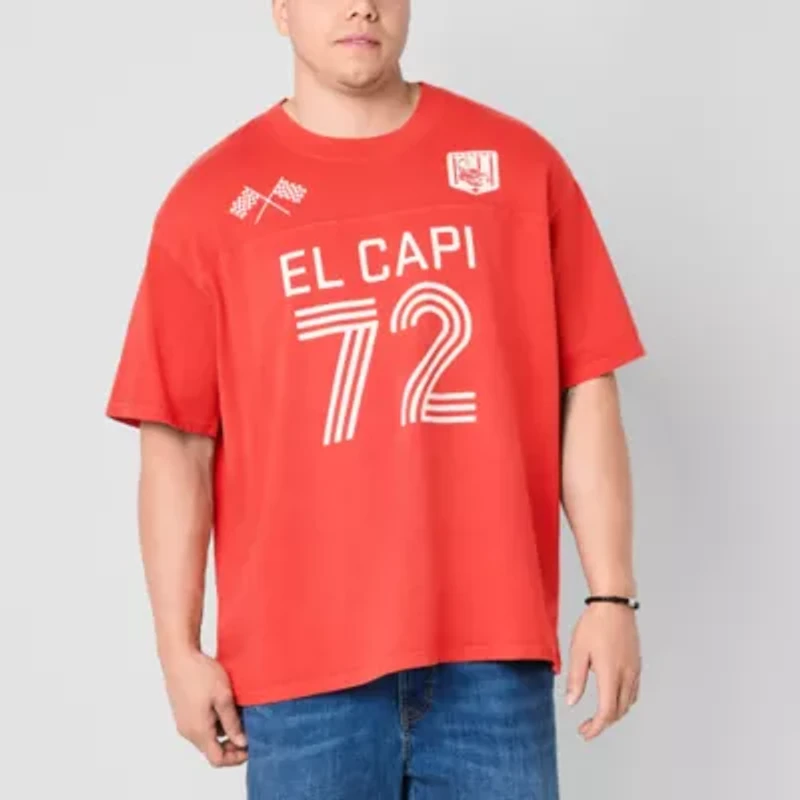 Arizona Mens Big and Tall Boxy Fit Graphic T-Shirt