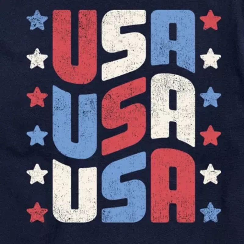 Mens Crew Neck Short Sleeve Classic Fit Big and Tall Graphic T-Shirt