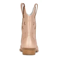 Thereabouts Little & Big Kid Girls Sienna Block Heel Cowboy Boots