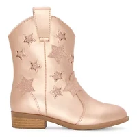 Thereabouts Little & Big Kid Girls Sienna Block Heel Cowboy Boots
