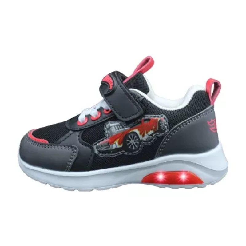 Hot Wheels Boys Light-Up Sneakers