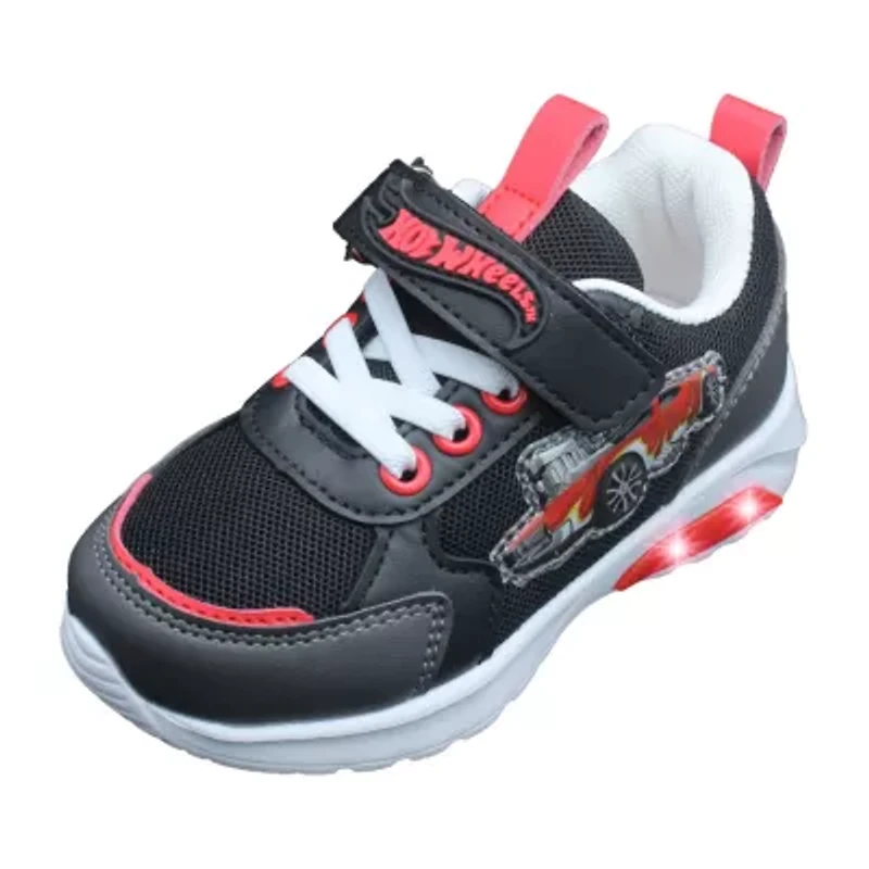 Hot Wheels Boys Light-Up Sneakers