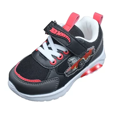 Hot Wheels Boys Light-Up Sneakers