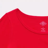 St. John's Bay Womens Easy-on + Easy-off Crew Neck Long Sleeve Adaptive T-Shirt