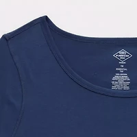 St. John's Bay Womens Easy-on + Easy-off Crew Neck Long Sleeve Adaptive T-Shirt