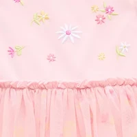 Okie Dokie Baby Girls Short Sleeve A-Line Dress