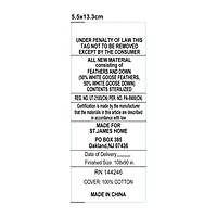 Wesley Mancini Collection Down Blend Jacquard Comforter