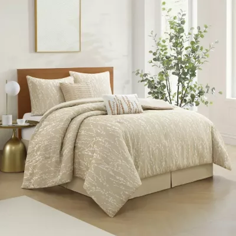 Stratford Park Lileas 6-pc. Floral Lightweight Comforter Set