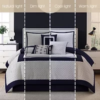 Stratford Park Aileen 7-pc. Geometric Lightweight Comforter Set