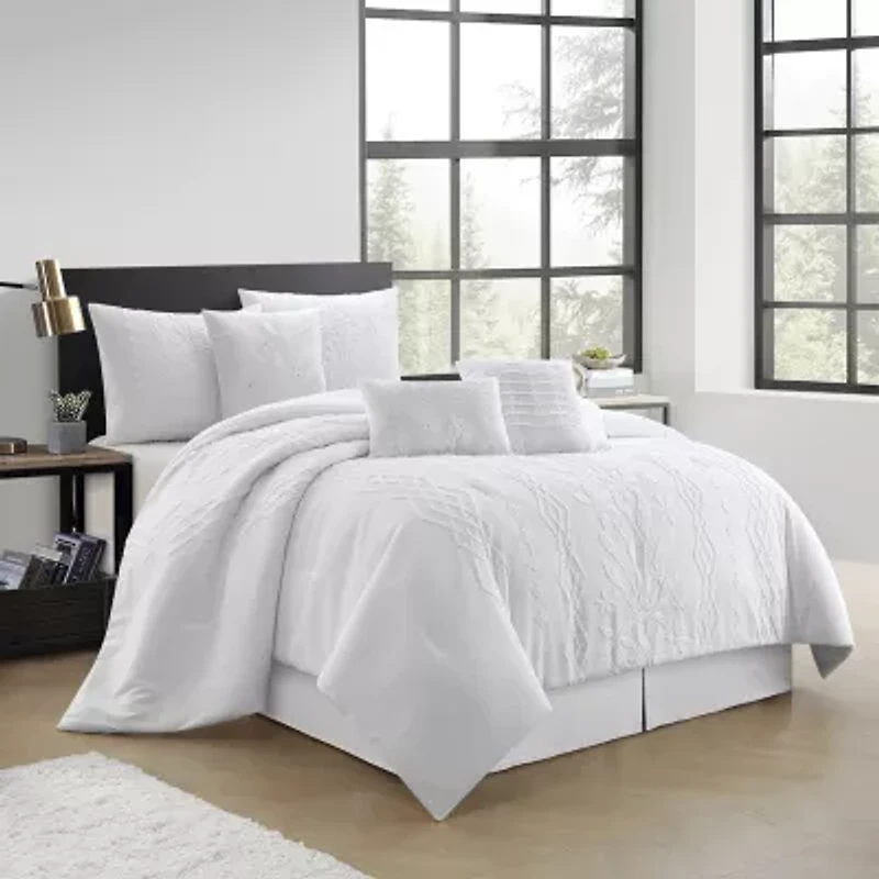 Stratford Park Keltie 7-pc. Geometric Lightweight Comforter Set