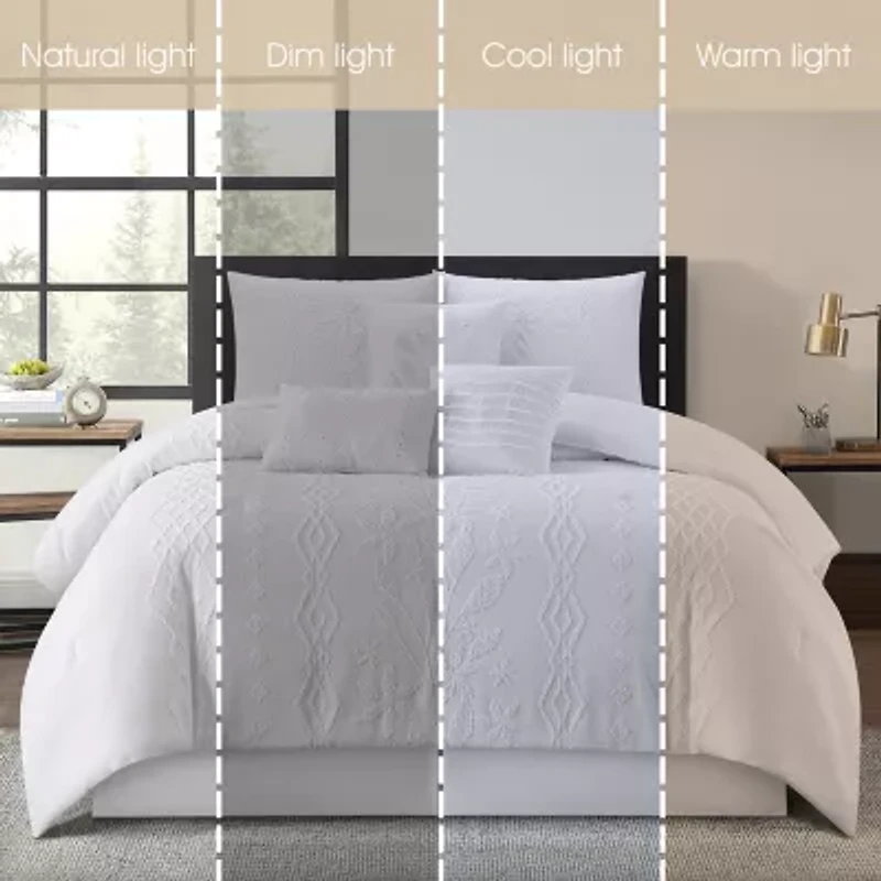 Stratford Park Keltie 7-pc. Geometric Lightweight Comforter Set