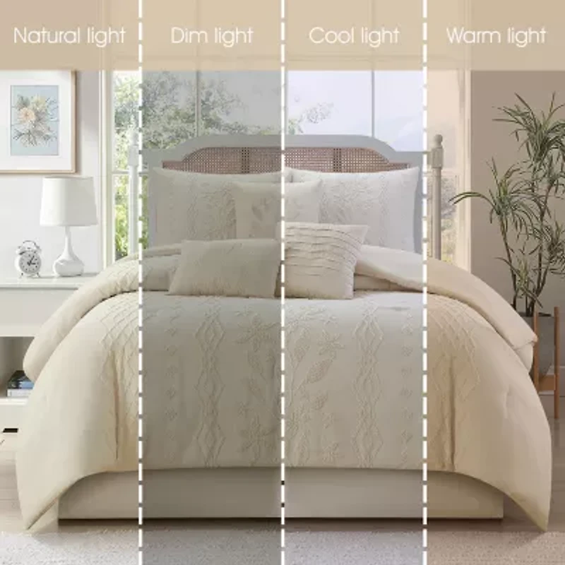 Stratford Park Keltie 7-pc. Geometric Lightweight Comforter Set