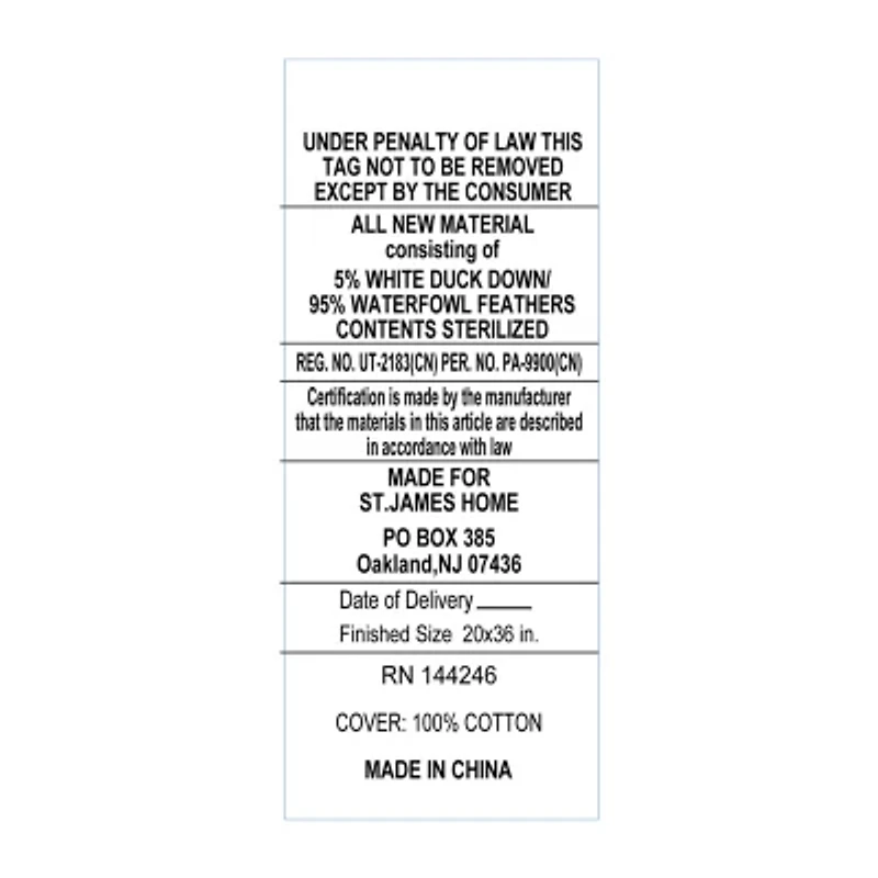 Waverly Feather And Down Blend Pillow Set Of 2