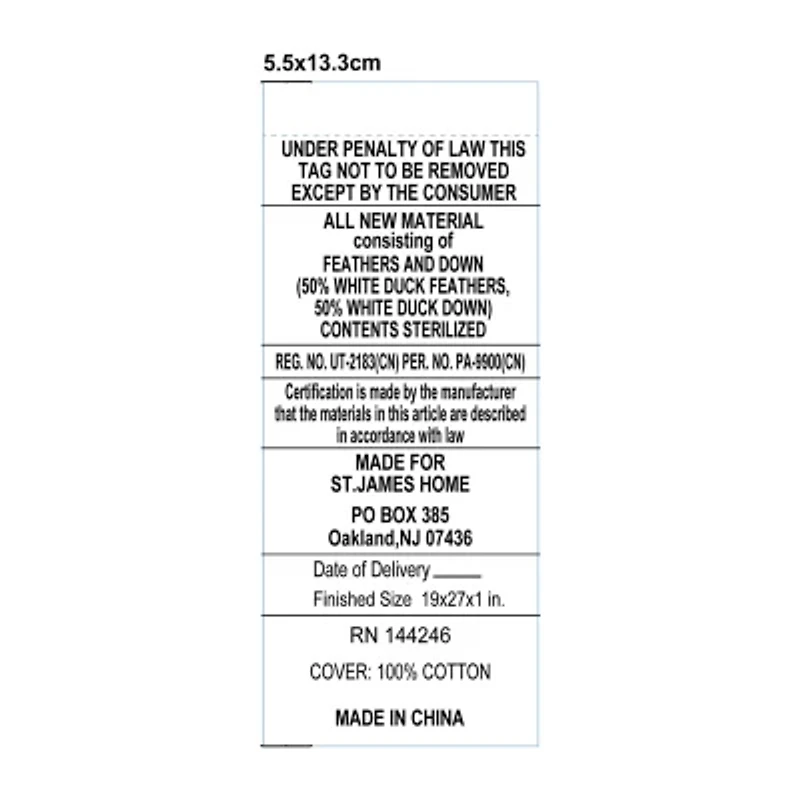 Wesley Mancini Jacquard Gusseted Pillow Removable Cover