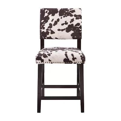 Sante Fe Upholstered Nailhead Barstool with Back
