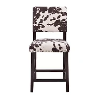Sante Fe Upholstered Nailhead Barstool with Back