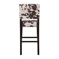 Sante Fe Upholstered Nailhead Barstool with Back