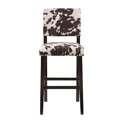 Sante Fe Upholstered Nailhead Barstool with Back