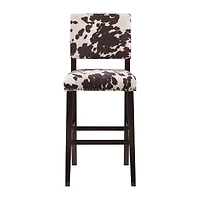 Sante Fe Upholstered Nailhead Barstool with Back