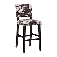 Sante Fe Upholstered Nailhead Barstool with Back