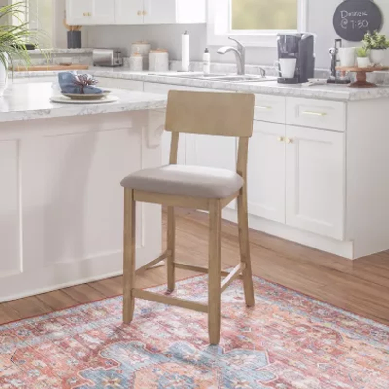 Jordan Upholstered Bar Stool