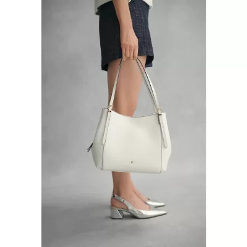 Liz Claiborne Eton Womens Round Closed Toe Block Heel Pumps