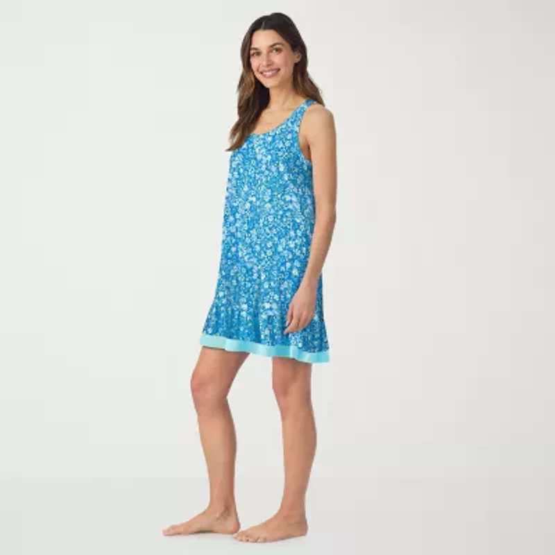 Cuddl Duds Womens Sleeveless Scoop Neck Chemise