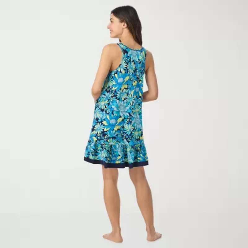 Cuddl Duds Womens Sleeveless Scoop Neck Chemise
