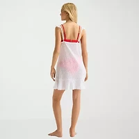 Arizona Womens Floral Juniors Dress Swimsuit Cover-Up