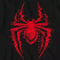Disney Little & Big Boys Crew Neck Spiderman Short Sleeve Graphic T-Shirt