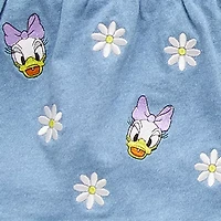 Disney Collection Little & Big Kid Girls Daisy Duck Skort Set