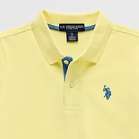 U.S. Polo Assn. Little & Big Kid Boys Short Sleeve Regular Fit Embroidered Shirt