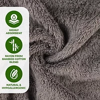 SUPERIOR® Sera Hypoallergenic Rayon From Bamboo -pc. Bath Towel Set