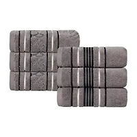 SUPERIOR® Sadie Zero Twist Jacquard Solid Cotton -pc. Quick Dry Bath Towel Set