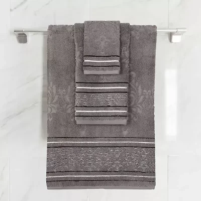 SUPERIOR® Sadie Zero Twist Jacquard Cotton 3-pc. Quick Dry Bath Towel Set