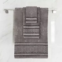 SUPERIOR® Sadie Zero Twist Jacquard Cotton 3-pc. Quick Dry Bath Towel Set