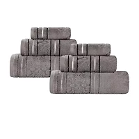 SUPERIOR® Sadie Zero Twist Jacquard Cotton 6-pc. Quick Dry Bath Towel Set