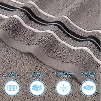 SUPERIOR® Sadie Zero Twist Solid Cotton 3-pc. Quick Dry Bath Towel Set