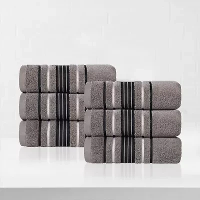 SUPERIOR® Sadie Zero Twist Solid Cotton 6-pc. Quick Dry Bath Towel Set