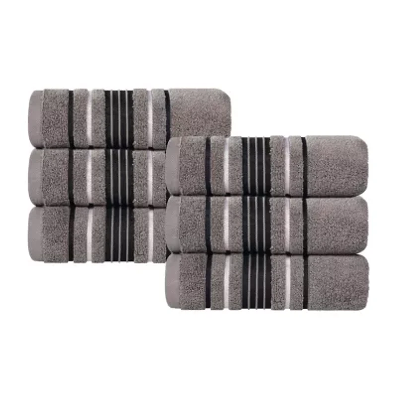 SUPERIOR® Sadie Zero Twist Solid Cotton 6-pc. Quick Dry Bath Towel Set